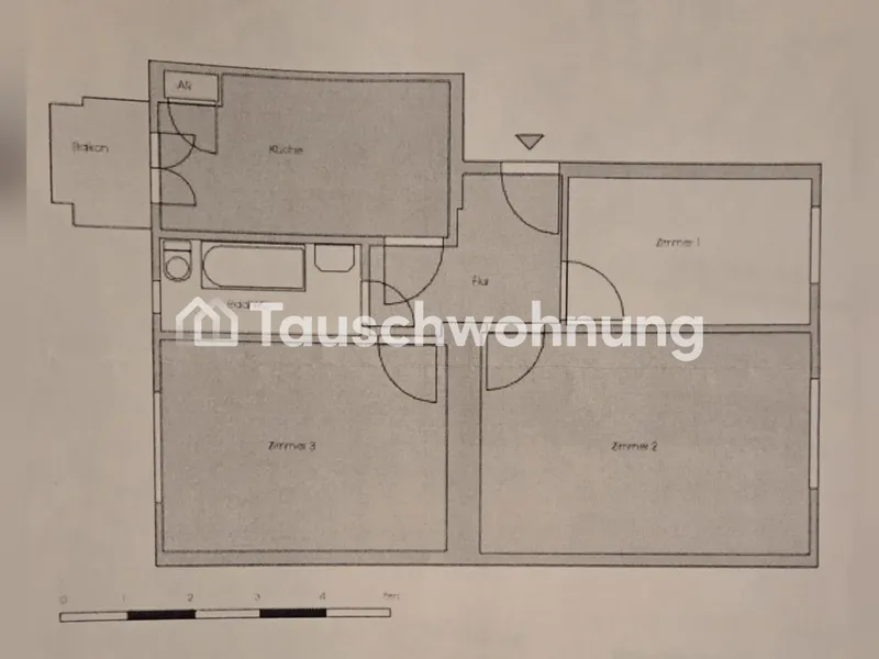 Tauschwohnung: Tausche 2,5-Zi-Whg. S-Landsberger Allee (grün/ruhig/zentral) — photo 1